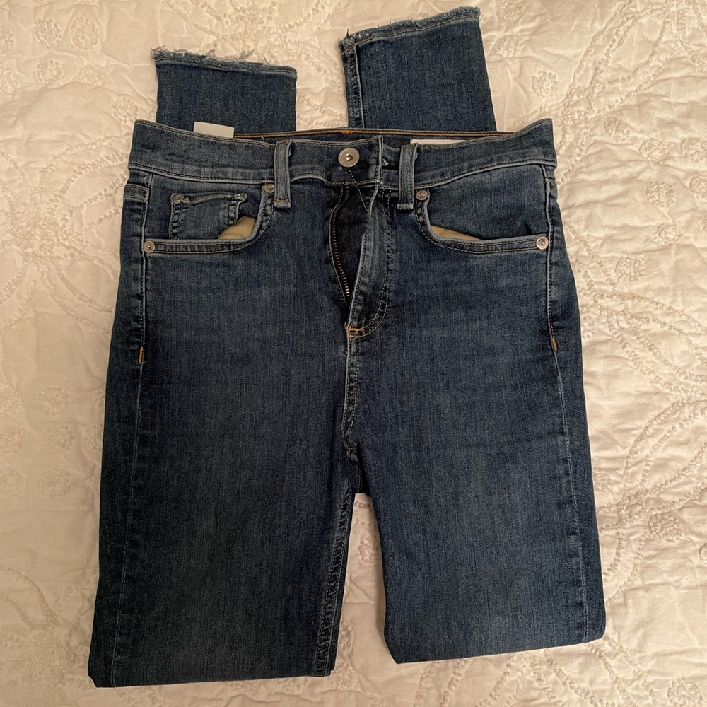 Rag and Bone High Rise Skinny Jeans